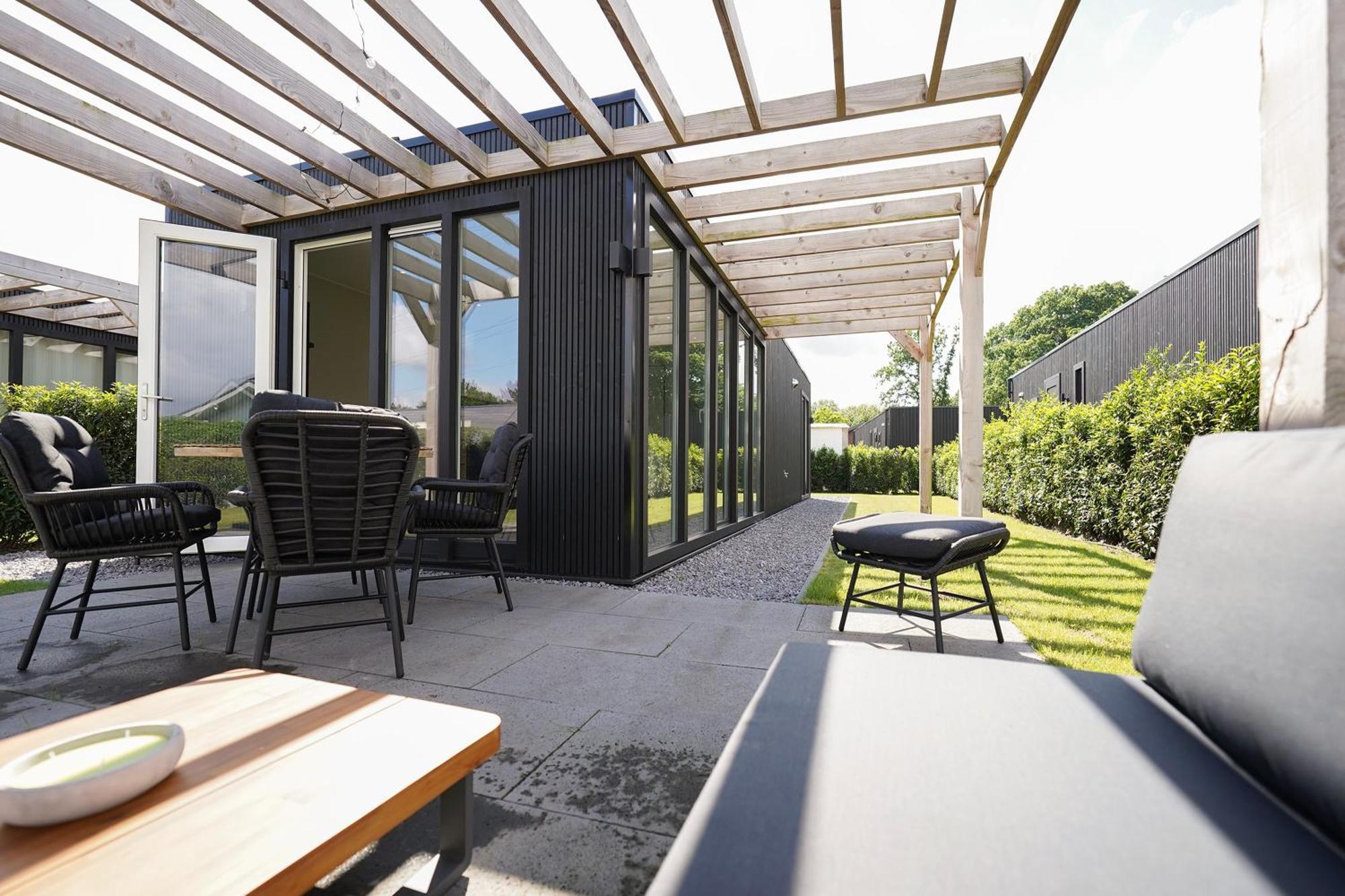 Luxe Lodge 'Bold' Nabij Bos En Veluwemeer - 4 Pers 에르멜로 외부 사진
