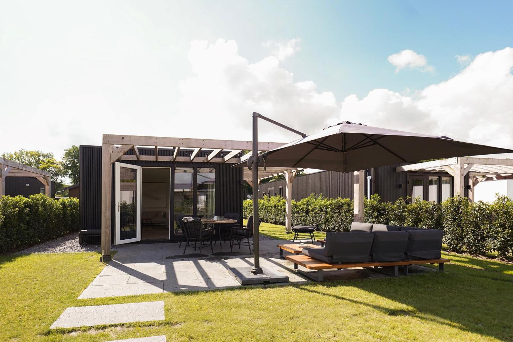 Luxe Lodge 'Bold' Nabij Bos En Veluwemeer - 4 Pers 에르멜로 외부 사진